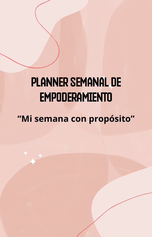 🌷 Planeador Semanal Femenino – “Brilla con tu poder”